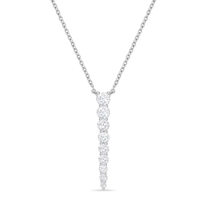 Prima 9 Diamond Pendant Necklace MEMOIRE Necklaces