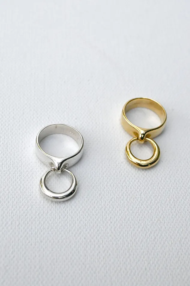 Quarry Arvad Ring Silver Brass Rings