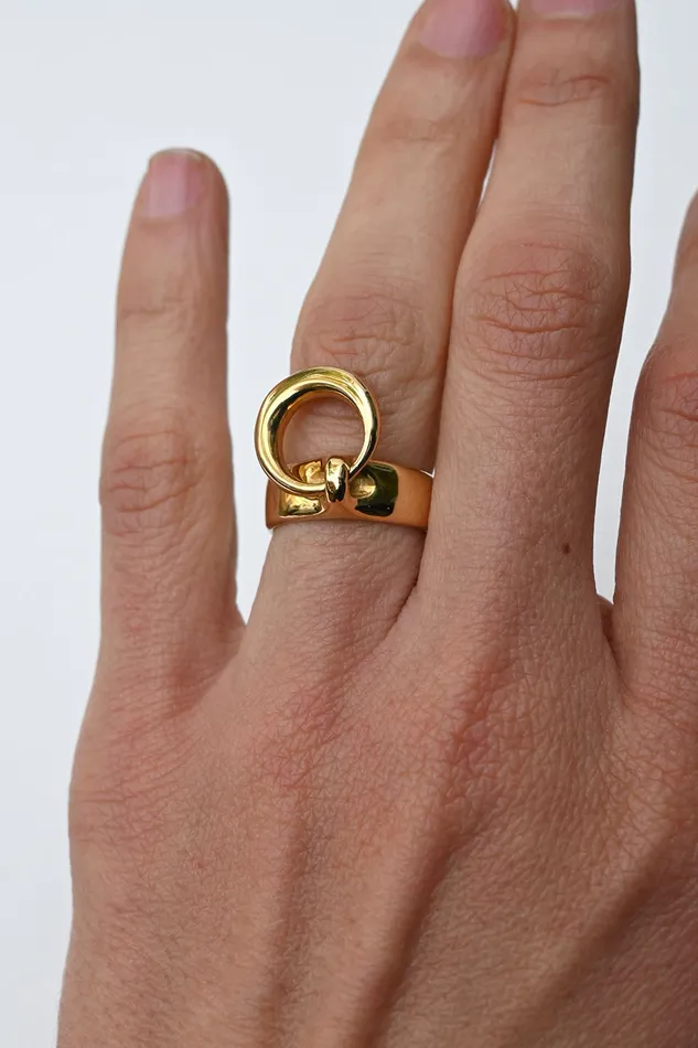 Quarry Arvad Ring Silver Brass Rings