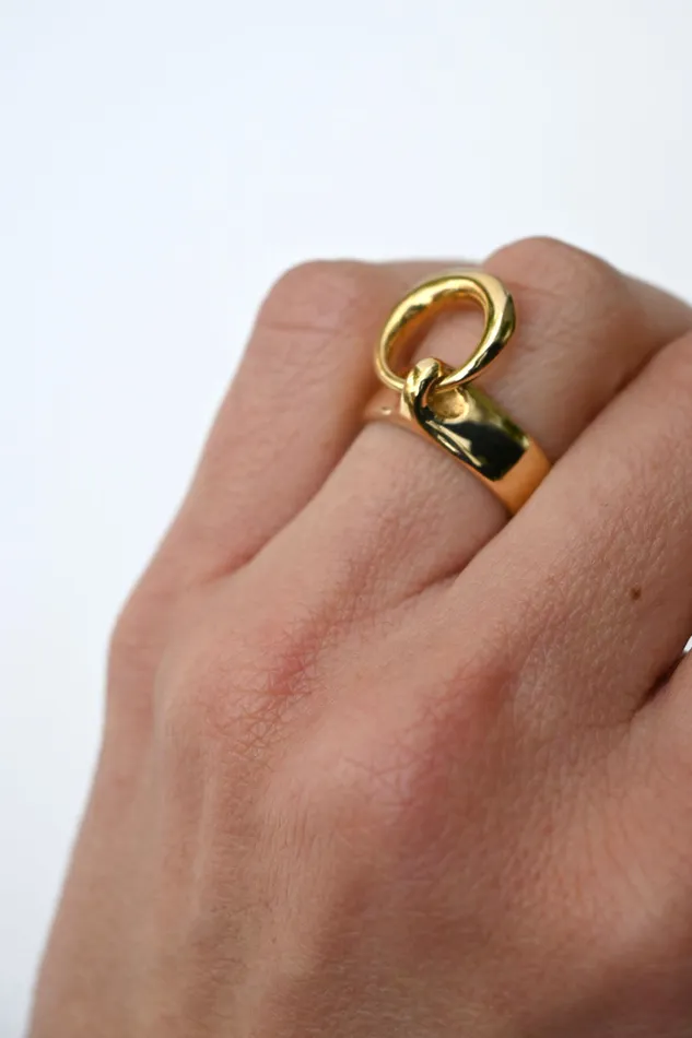 Quarry Arvad Ring Silver Brass Rings