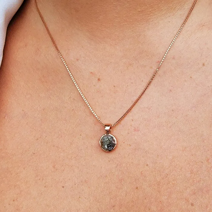 Real Alexandrite Bezel Necklace Uniquelan Jewelry Necklaces
