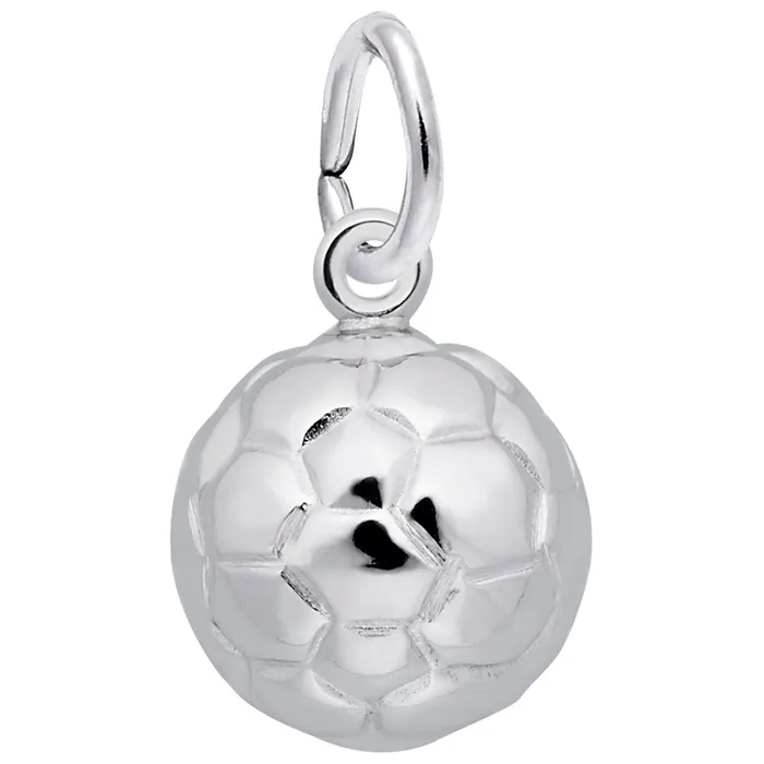 REMBRANDT CHARMS Rings Sterling Silver Soccer Ball Traditional Rembrandt Charm REMBRANDT CHARMS Rings Sterling Silver Soccer Ball Traditional Rembrandt Charm