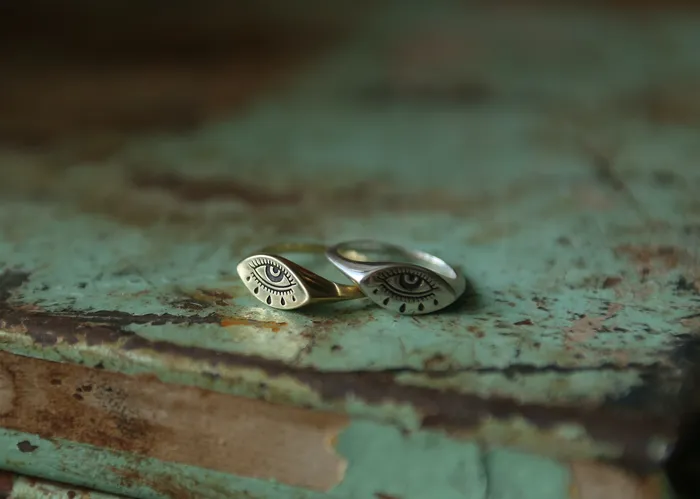 Rings Cival Casting Lera Evil Eye Ring