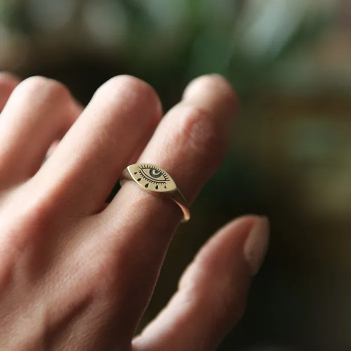 Rings Cival Casting Lera Evil Eye Ring