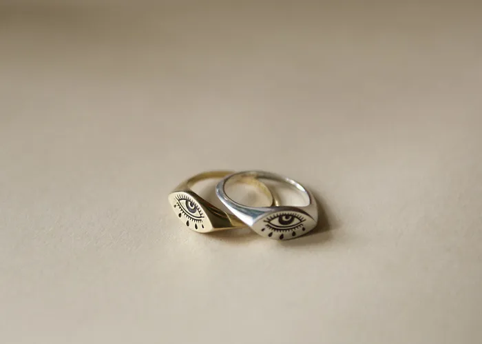 Rings Cival Casting Lera Evil Eye Ring