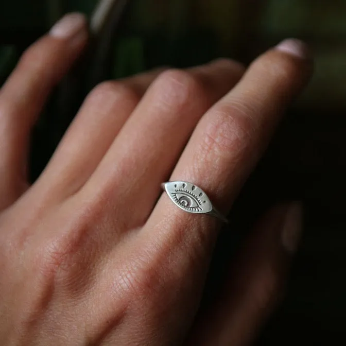 Rings Cival Casting Lera Evil Eye Ring