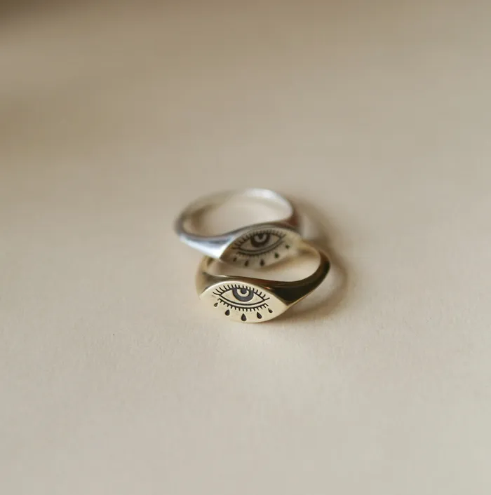 Rings Cival Casting Lera Evil Eye Ring