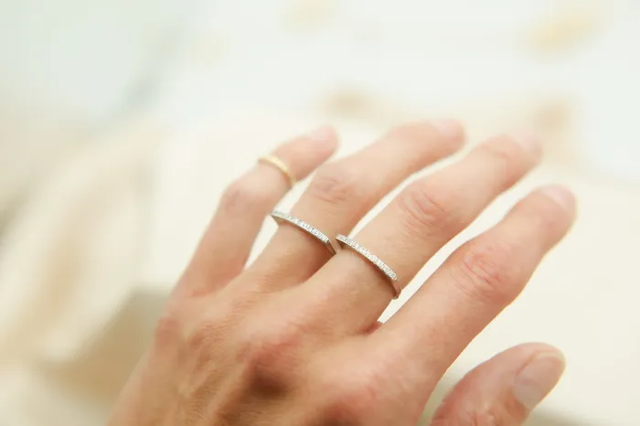 Rings CIVAL Collective 19k Portuguese Diamond Bar Ring