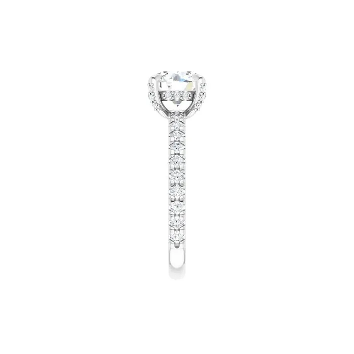 Rings Ever Ever 14K White Gold 50ctw 4 Prong Style Diamond SemiMount Engagement Ring STULLER Rings Ever Ever 14K White Gold 50ctw 4 Prong Style Diamond SemiMount Engagement Ring STULLER