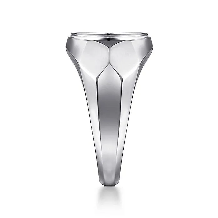 Rings GABRIEL CO Gabriel Sterling Silver Signet Signet Style Mens Ring Rings GABRIEL CO Gabriel Sterling Silver Signet Signet Style Mens Ring