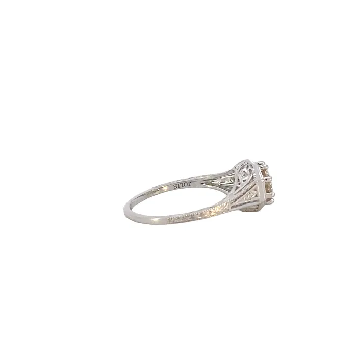 Rings Jolie Designs 14K White Gold 069ctw 8 Prong Diamond Engagement Ring