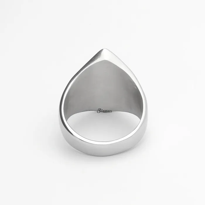 Rings Stainless Steel Number 13 and Skulls Ring Glitters