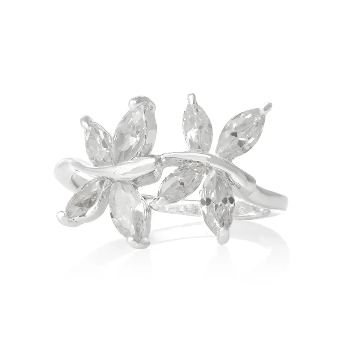 Rings Teeda RZ7041 Twin Marquise Butterfly Ring