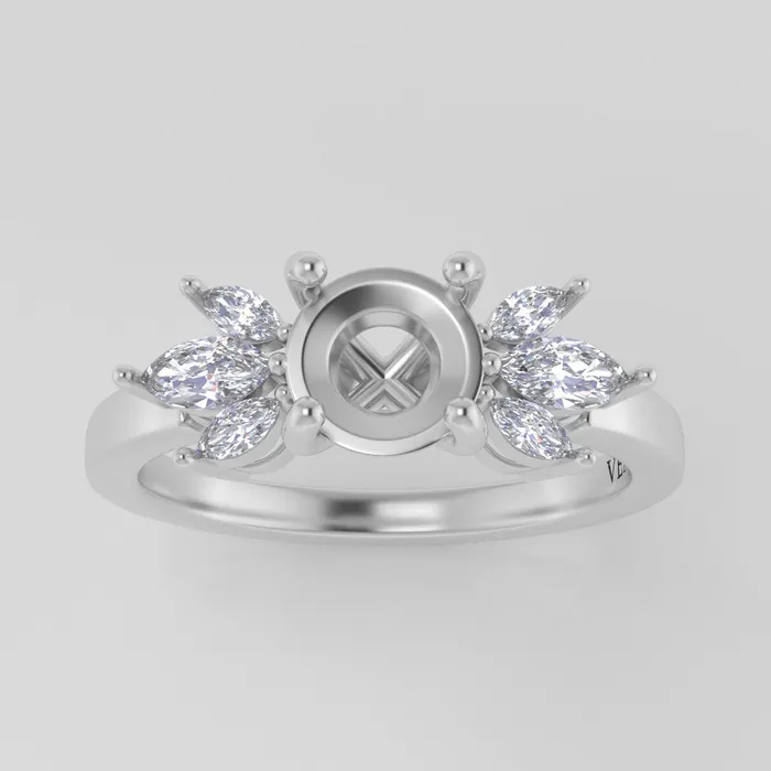 Rings The Mini Luna 14k White Size 575 Stone EMC12 Antelope Ring Box Custom Engraving 0 VENVS Rings The Mini Luna 14k White Size 575 Stone EMC12 Antelope Ring Box Custom Engraving 0 VENVS