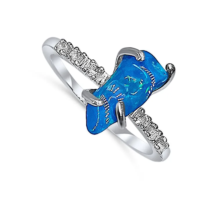 Rings Uniquelan Jewelry Raw Fire Opal Dainty Ring