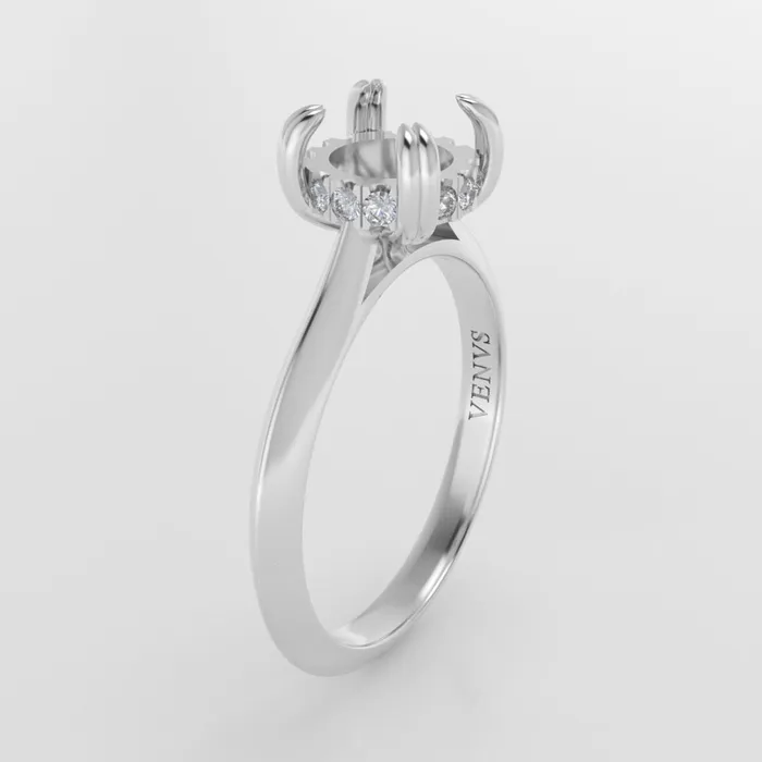 Rings VENVS The Eden 14k Yellow Size 775 Stone Moissanite Marquise 11x55mm Rainforest Ring Box Custom Engraving 0