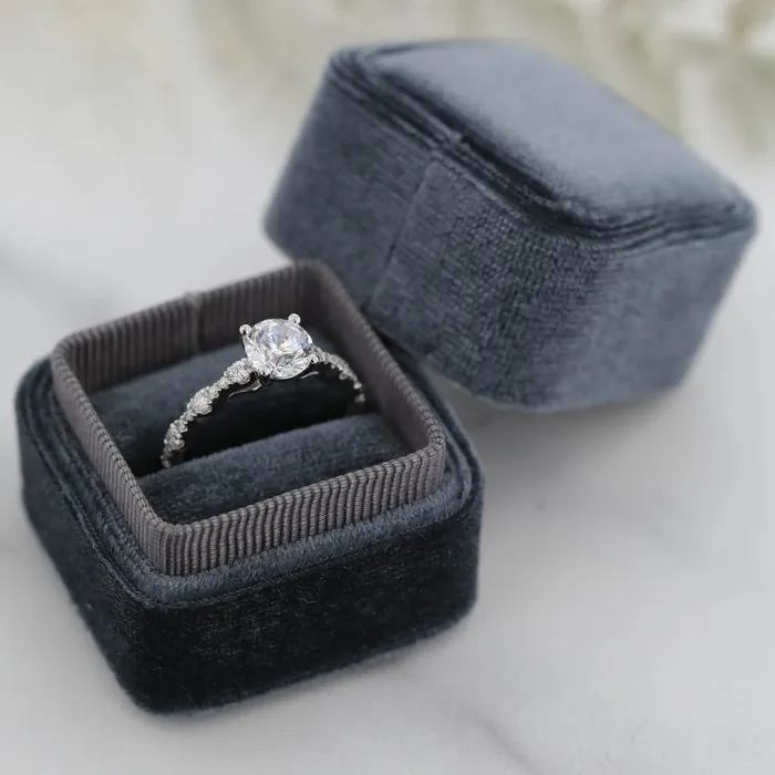 Rings VENVS The Wolfe Platinum White Size 6 Stone HX191 Gray Ring Box Custom Engraving 0 Rings VENVS The Wolfe Platinum White Size 6 Stone HX191 Gray Ring Box Custom Engraving 0