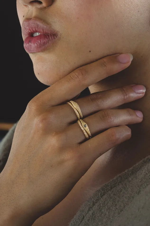 Sand Stacking Ring Erin Cuff Rings