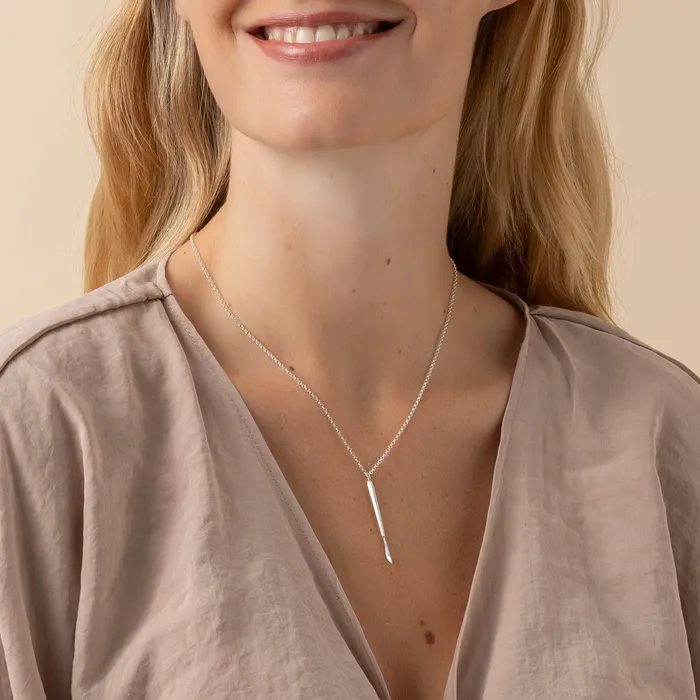 sciencejewelry1824 Necklaces scalpel necklace silver