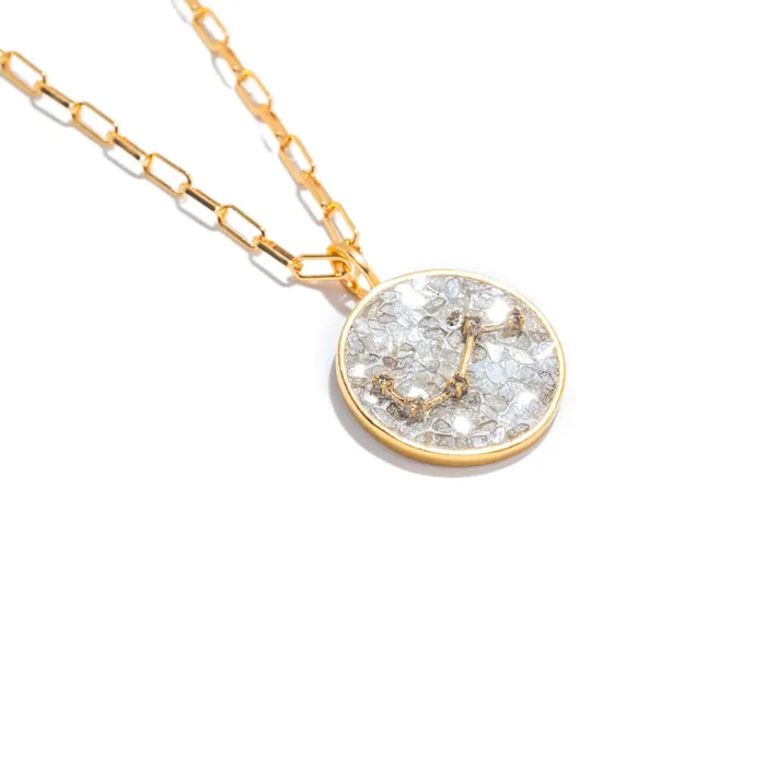 Shana Gulati Jewelry Necklaces Aries Gold Vermeil Pendant Necklace
