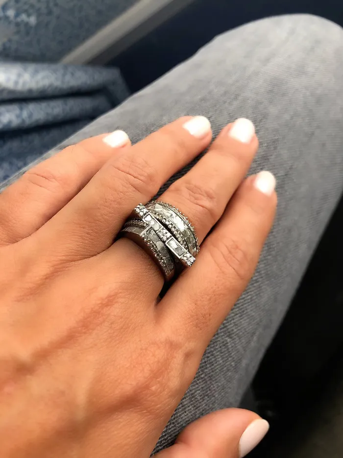 Shana Gulati Rings Claire Oxidized Silver Ring