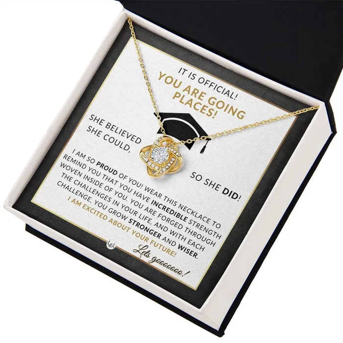ShineOn Fulfillment 2024 Masters Degree Grad Gift For Her Beautiful Necklace Heartfelt Graduation Message 2024 Masters Program Graduation Gift For Her Necklaces