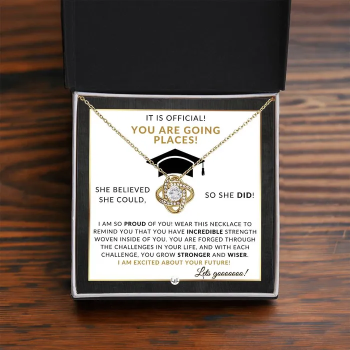 ShineOn Fulfillment 2024 Masters Degree Grad Gift For Her Beautiful Necklace Heartfelt Graduation Message 2024 Masters Program Graduation Gift For Her Necklaces