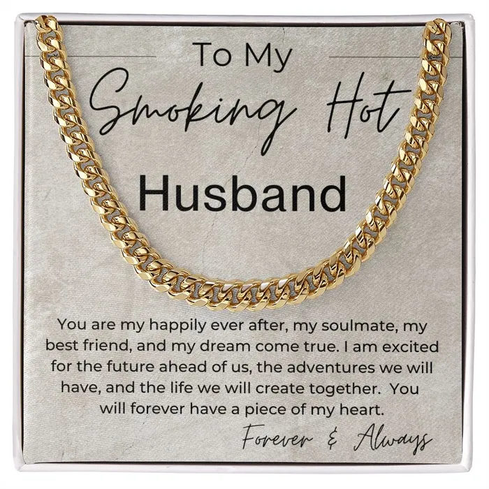 ShineOn Fulfillment I Am Excited About The Future Ahead Gift for Husband Linked Chain Necklace Necklaces