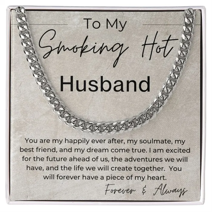 ShineOn Fulfillment I Am Excited About The Future Ahead Gift for Husband Linked Chain Necklace Necklaces
