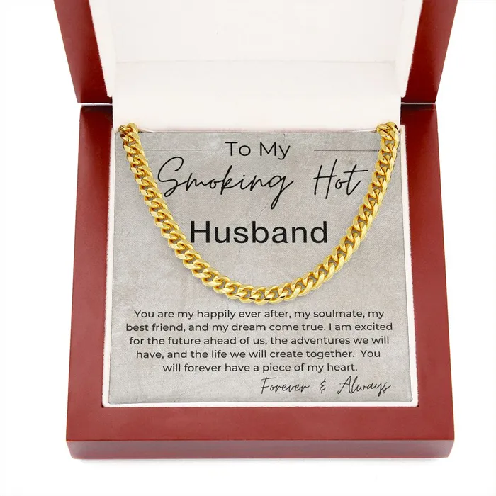 ShineOn Fulfillment I Am Excited About The Future Ahead Gift for Husband Linked Chain Necklace Necklaces