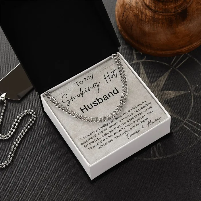 ShineOn Fulfillment I Am Excited About The Future Ahead Gift for Husband Linked Chain Necklace Necklaces