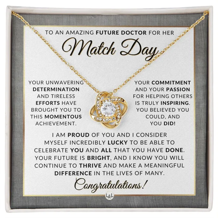 ShineOn Fulfillment Necklaces 2024 Match Day Celebrate the Journey Match Day Necklace for Medical Students Medical Student Graduation Resident Doctors Gift Residency Match Day Gift Happy Match Day 2024