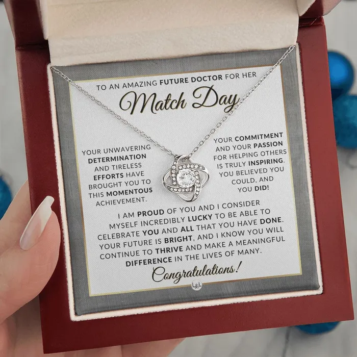 ShineOn Fulfillment Necklaces 2024 Match Day Celebrate the Journey Match Day Necklace for Medical Students Medical Student Graduation Resident Doctors Gift Residency Match Day Gift Happy Match Day 2024