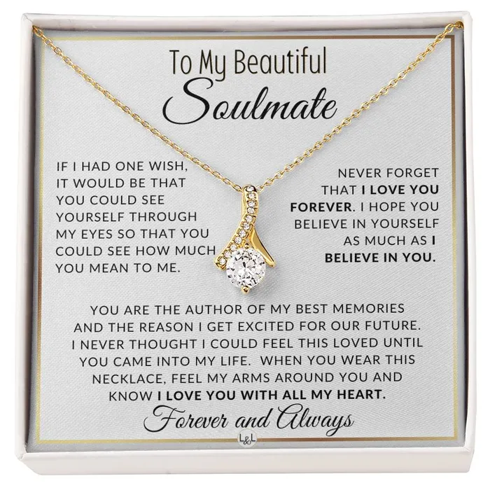 ShineOn Fulfillment Necklaces Gift For Her I Love You Forever Gift Idea For Your Soulmate Drop Pendant Necklace Heartfelt Message ShineOn Fulfillment Necklaces Gift For Her I Love You Forever Gift Idea For Your Soulmate Drop Pendant Necklace Heartfelt Message