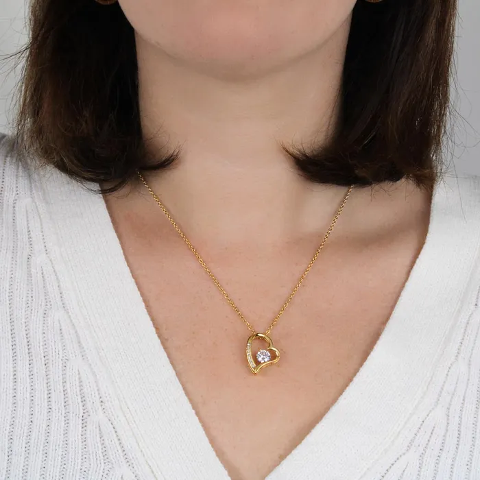 ShineOn Fulfillment Necklaces I Will Always Be There Gift for Little Sister Heart Pendant Necklace
