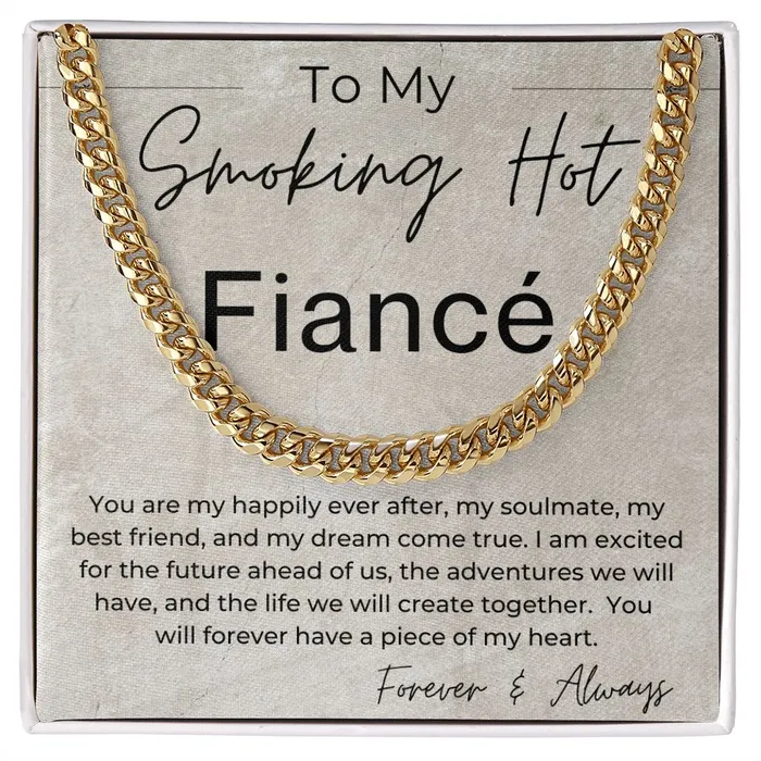 ShineOn Fulfillment Necklaces My Soulmate My Best Friend Gift for Fianc Gift for My Groom Linked Chain Necklace ShineOn Fulfillment Necklaces My Soulmate My Best Friend Gift for Fianc Gift for My Groom Linked Chain Necklace