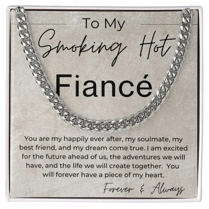 ShineOn Fulfillment Necklaces My Soulmate My Best Friend Gift for Fianc Gift for My Groom Linked Chain Necklace
