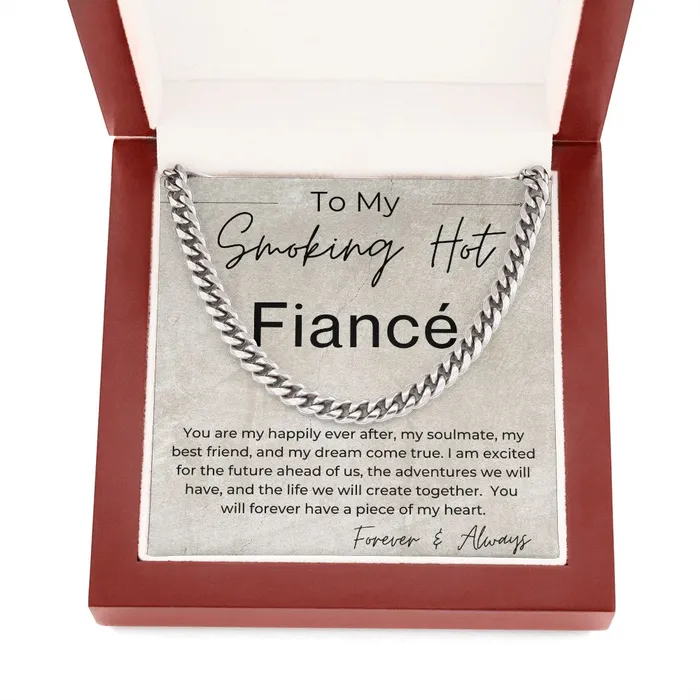 ShineOn Fulfillment Necklaces My Soulmate My Best Friend Gift for Fianc Gift for My Groom Linked Chain Necklace
