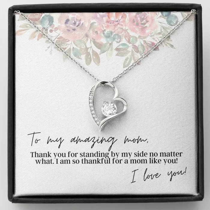 ShineOn Fulfillment Necklaces To My Amazing Mom I Love You Forever Love Pendant Necklace