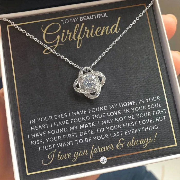 ShineOn Fulfillment Necklaces Unique Gift For Girlfriend Pendant Necklace Sentimental and Romantic Christmas Gift Valentines Day Birthday or Anniversary Present