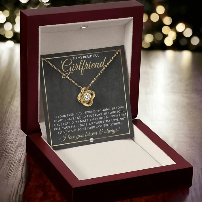 ShineOn Fulfillment Necklaces Unique Gift For Girlfriend Pendant Necklace Sentimental and Romantic Christmas Gift Valentines Day Birthday or Anniversary Present