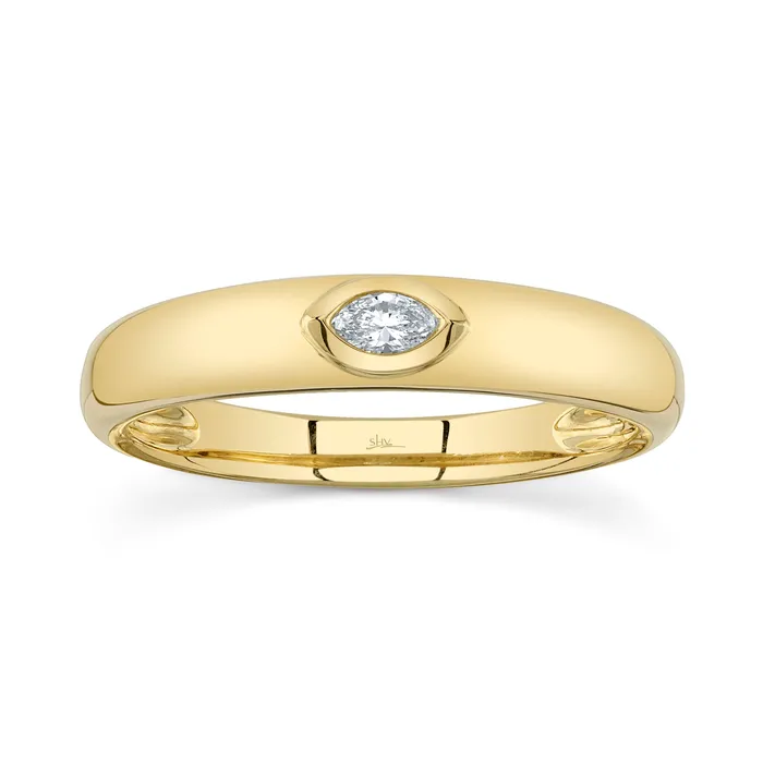 SHY CREATION Rings Shy Creation 14K Yellow Gold 008ctw Stackable Diamond Band SHY CREATION Rings Shy Creation 14K Yellow Gold 008ctw Stackable Diamond Band