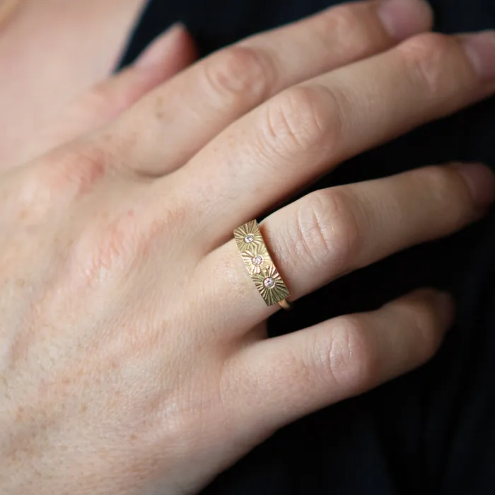 Size to Order Rings Nova Gold and Diamond Ring