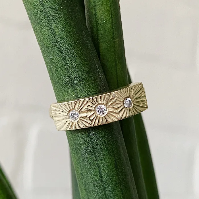 Size to Order Rings Nova Gold and Diamond Ring