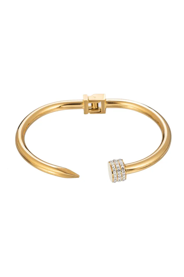 Spike Nail Cuff Bracelet Eye Candy LA Bracelets