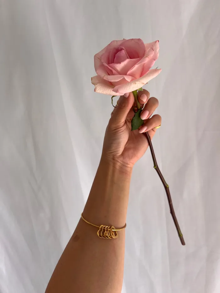 Stackable heart bangle pau jewelry Necklaces