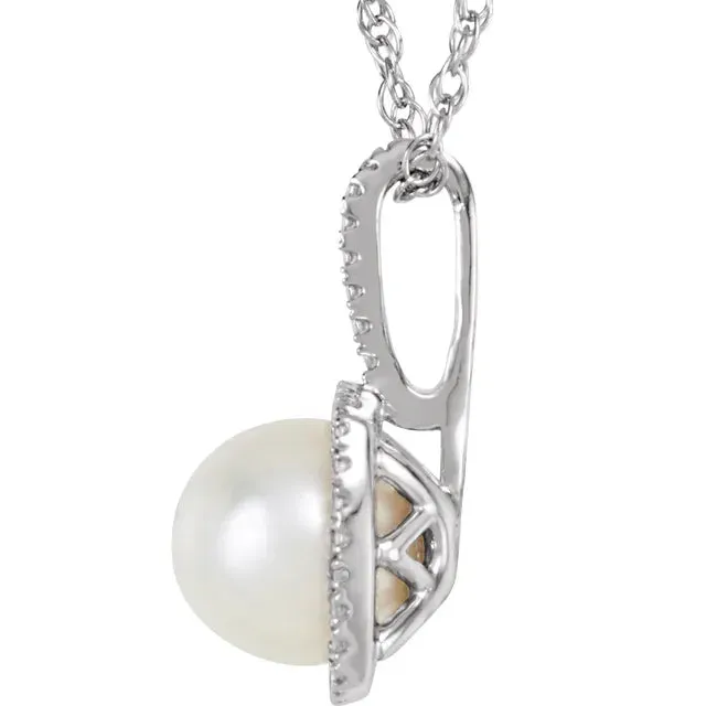 Statement Birthstone Natural Diamond Halo Style 18 Sterling Silver Necklace Storyteller by Vintage Magnality Necklaces