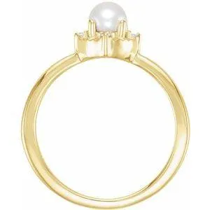 Storyteller by Vintage Magnality Rings Luxe Wear EverydayHalo Style Birthstone Natural Diamond Ring Silver 14K White Yellow Rose Gold