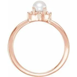 Storyteller by Vintage Magnality Rings Luxe Wear EverydayHalo Style Birthstone Natural Diamond Ring Silver 14K White Yellow Rose Gold