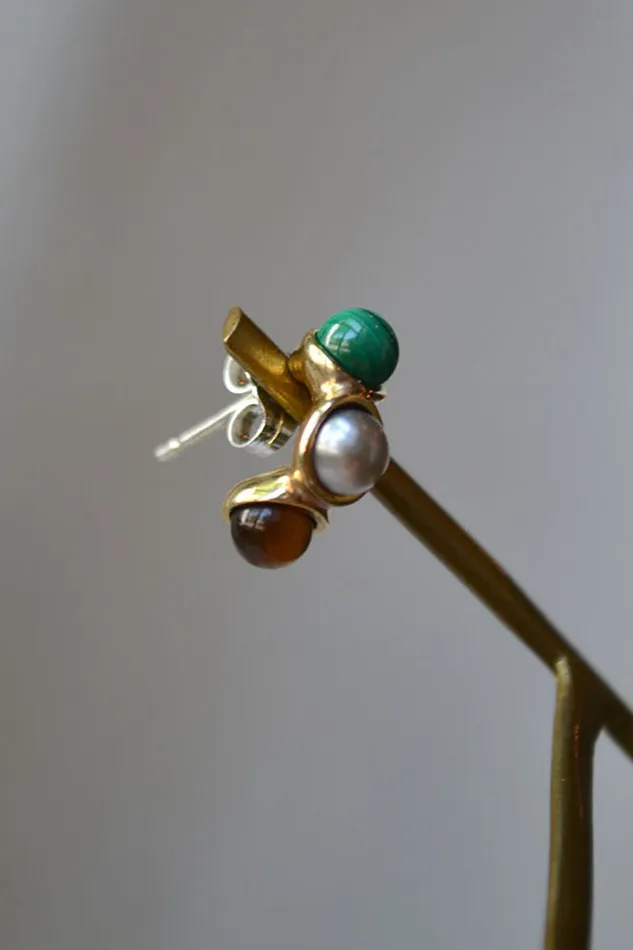 Syan Earrings Multicolor Quarry Earrings